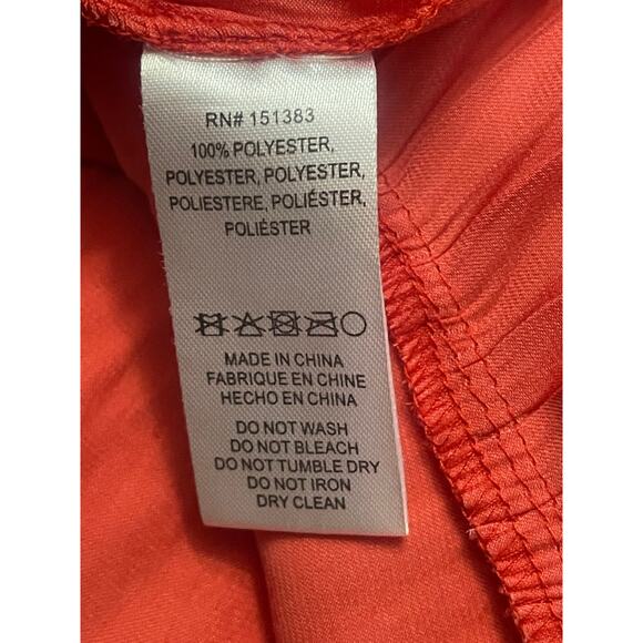 Anthropologie Current‎ Air Poppy Red Smocked Waist Mini Dress - Picture 7 of 9